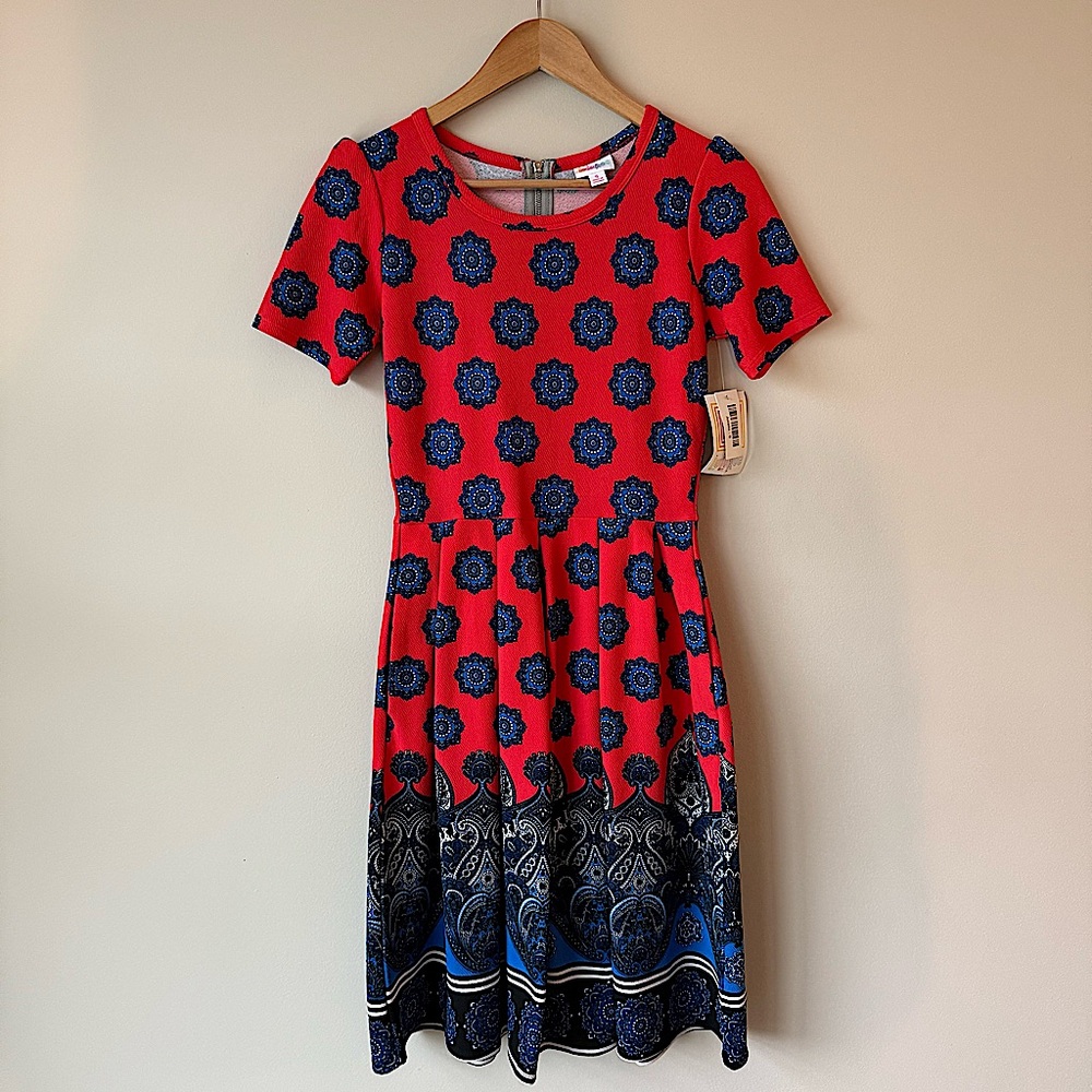 Lularoe Amelia Paisley Dress NWT